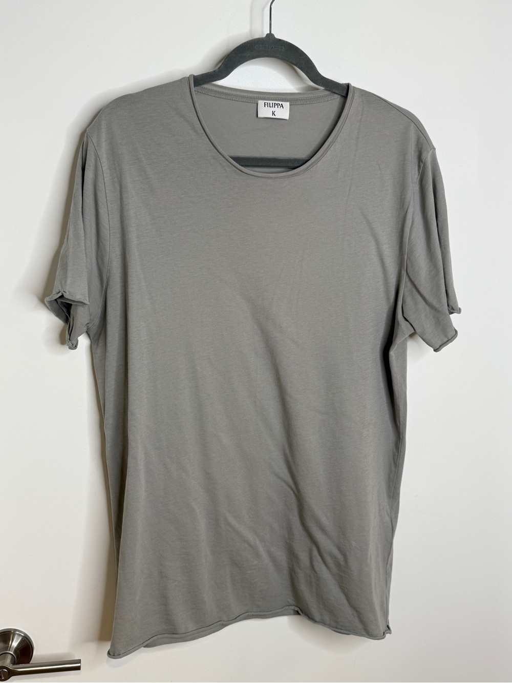 Filippa K Men's Short-Sleeve Crew in Sage